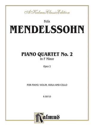 Book cover for Piano Quartets Op. 2