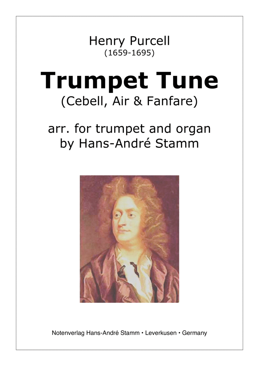 H. Purcell - Trumpet Tune (Cebell, Air and Fanfare) for 1-2 trumpets, timp. ad lib. and organ Trumpet Duet scores gallery preview page 1