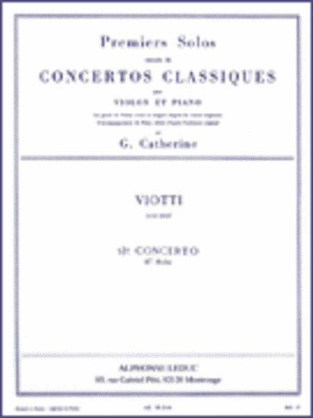 Premiers Solos Concertos Classiques No. 13
