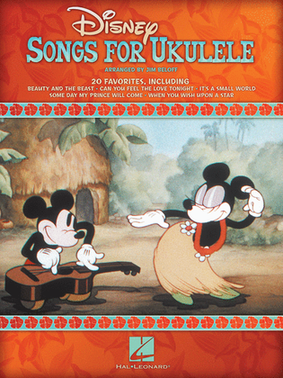 Book cover for Disney Songs for Ukulele
