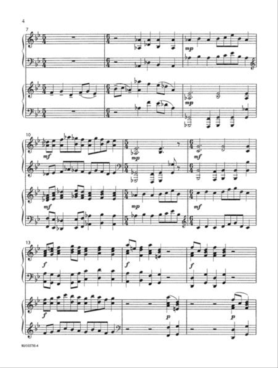 Pictures at an Exhibition for Two Pianos 2 Pianos, 4-Hands scores gallery preview page 4