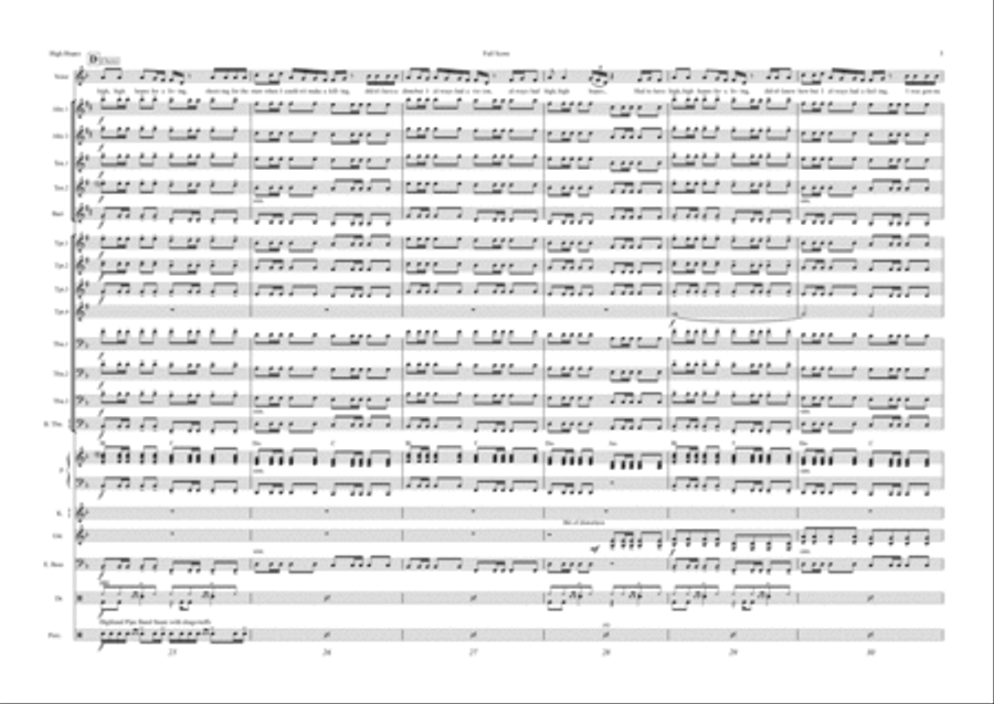 High Hopes Saxophone scores gallery preview page 5