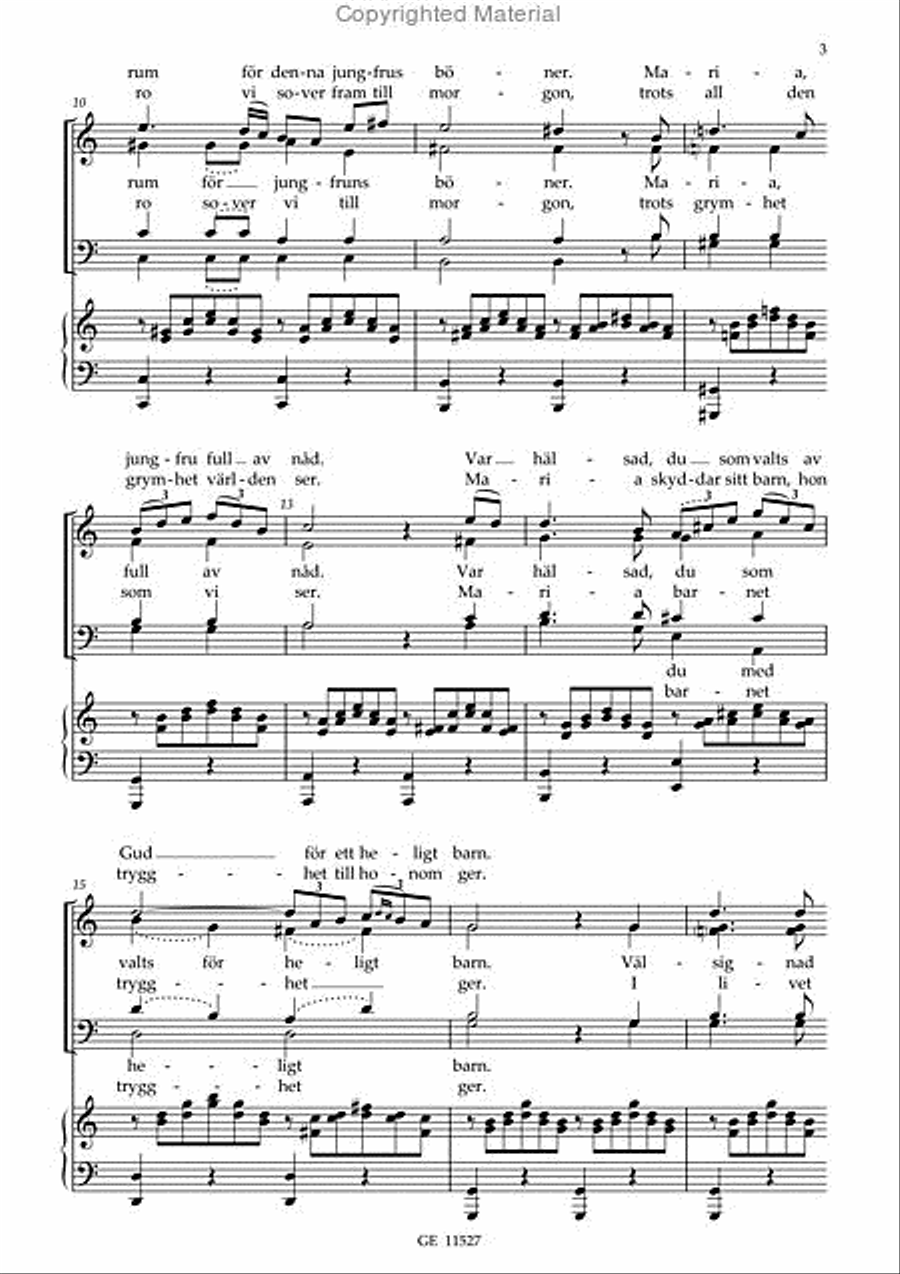 Ave Maria 4-Part scores gallery preview page 3