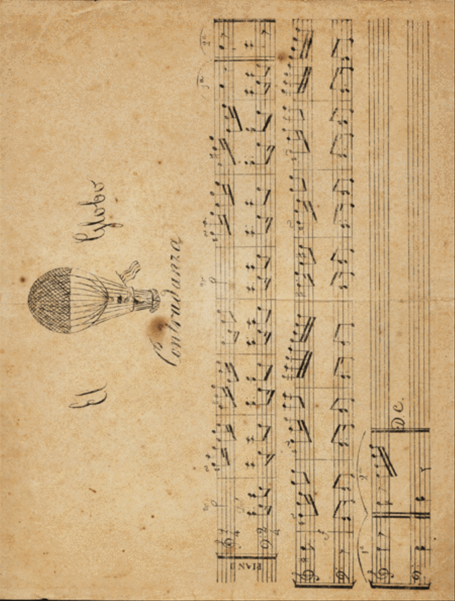 El Globo; Contradanza Piano Solo scores gallery preview page 1