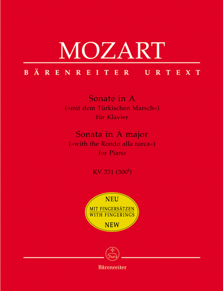Sonata for Piano A major, KV 331 (300i) 'alla turca'