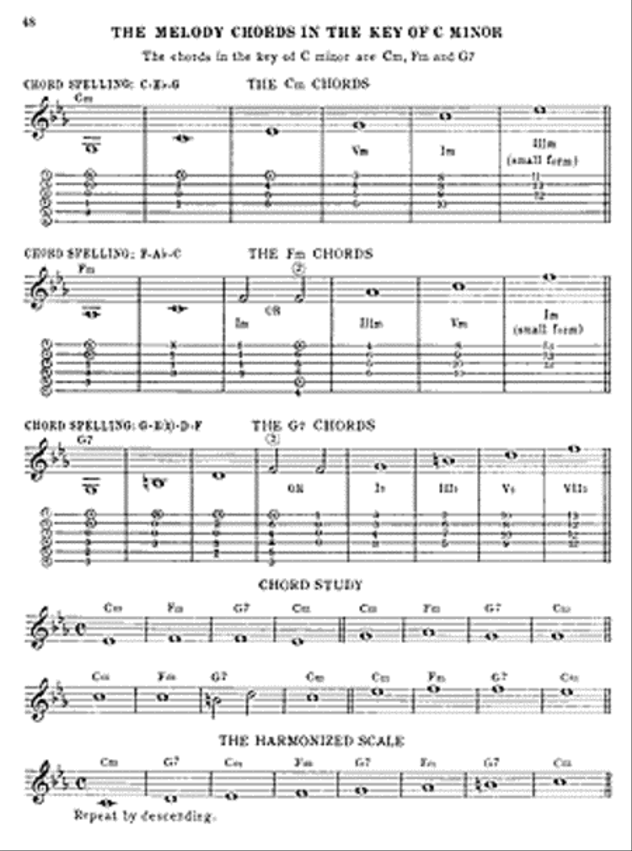 Guitar Melody Chord Playing System Electric Guitar scores gallery preview page 3