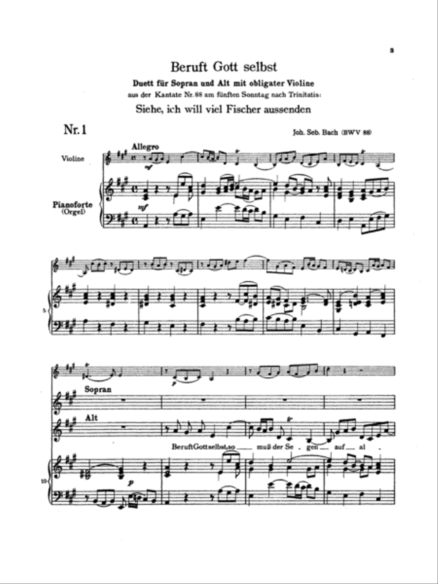 Soprano and Alto Arias (4 Duets), Volume 3 Voice Solo scores gallery preview page 4