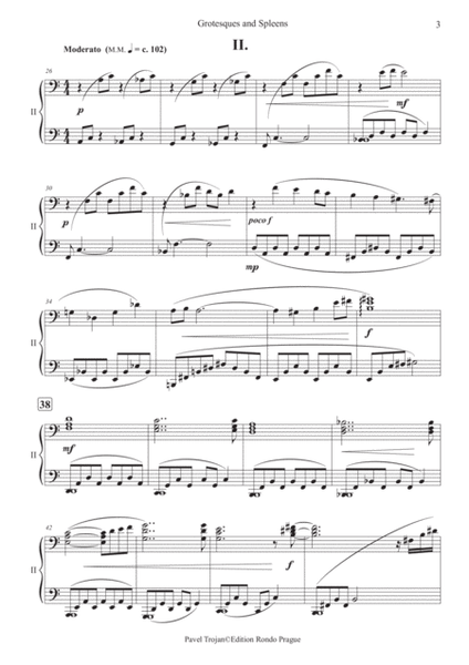Pavel Trojan - Grotesques and Spleens for Four Hands Piano image number null