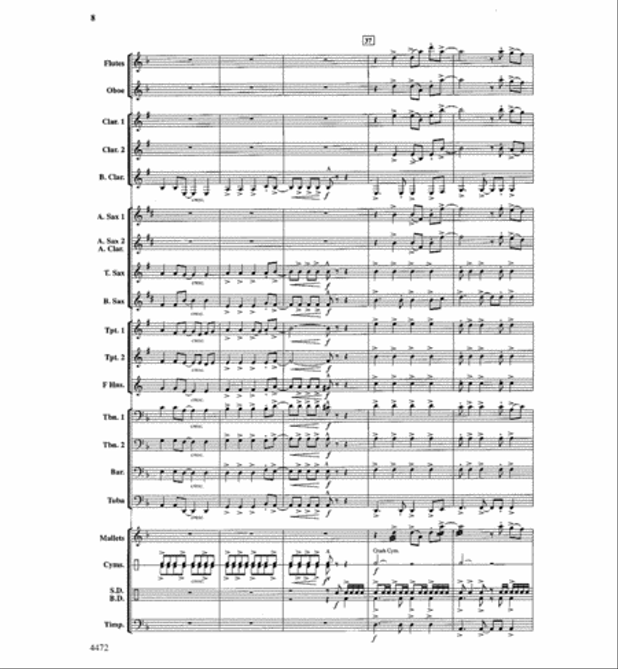 King's Mountain Adventure Concert Band scores gallery preview page 9