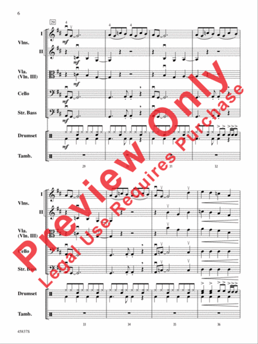 Ghostbusters String Orchestra scores gallery preview page 7
