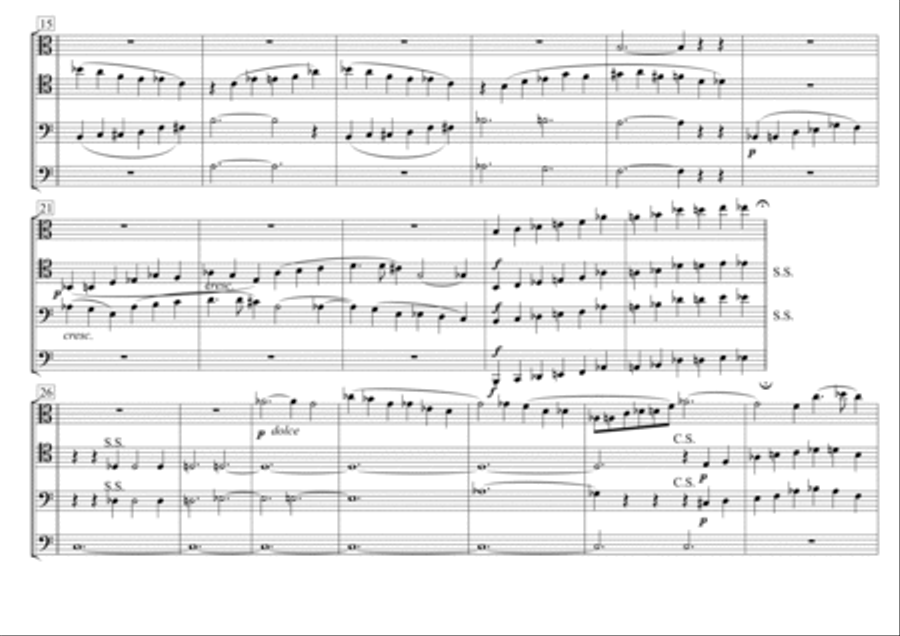 Klangvisionen 2 für Posaunenquartett Brass Quartet scores gallery preview page 6