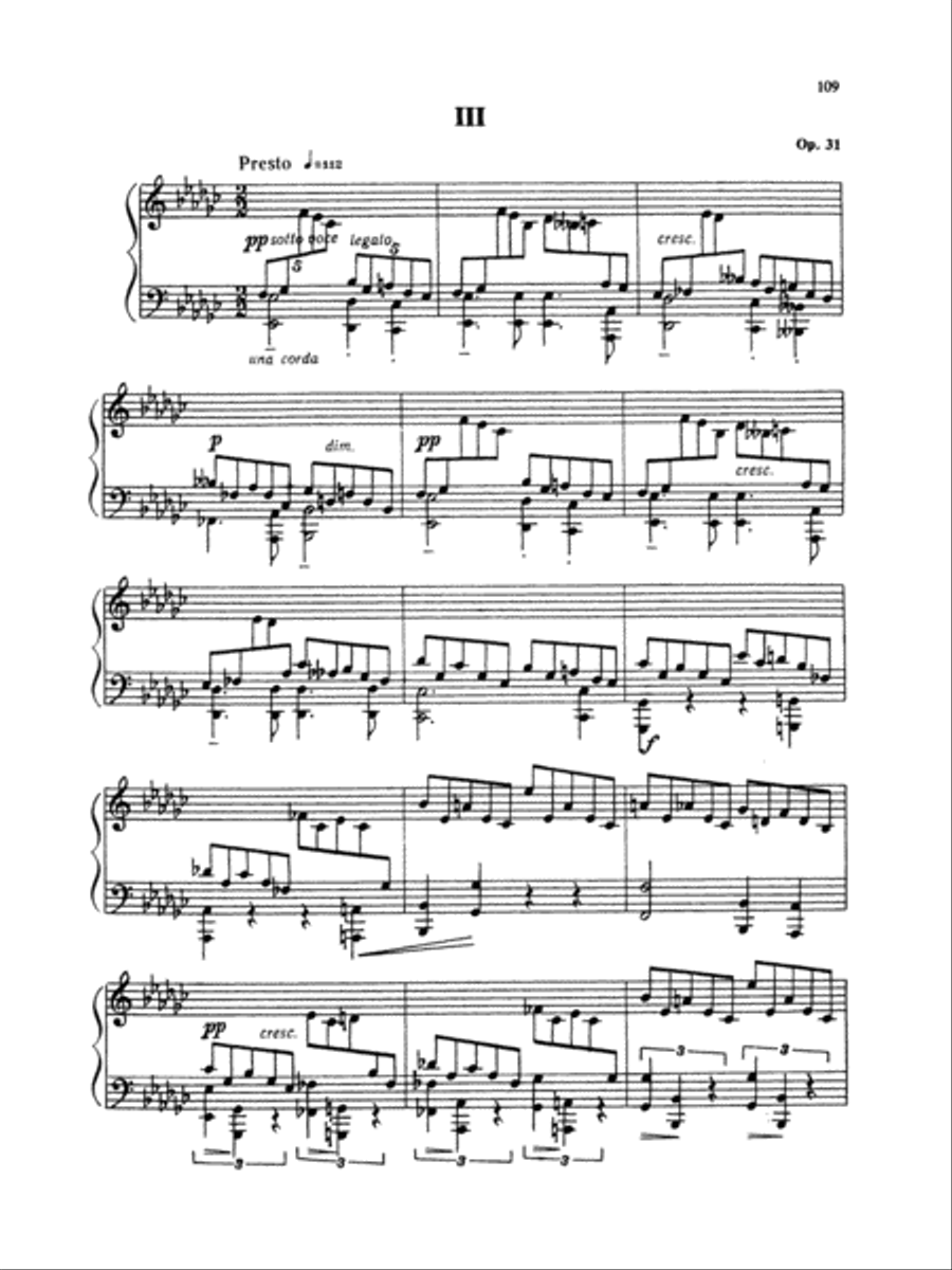 Scriabin: Preludes Scriabin: Preludes Piano Solo scores gallery preview page 1
