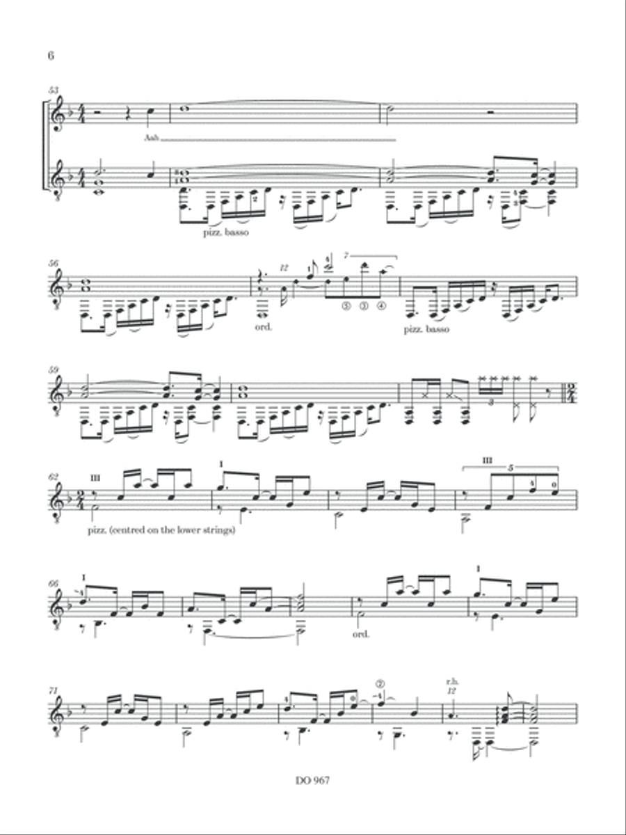 Benga Beat Benga Beat Classical Guitar scores gallery preview page 6