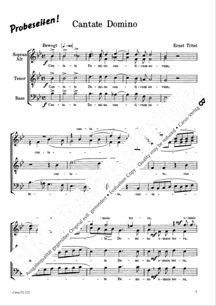 Laudate Dominum 4-Part scores gallery preview page 8
