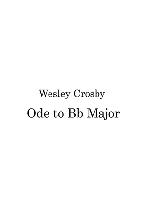 Ode to Bb Major - Score Only - Score Only