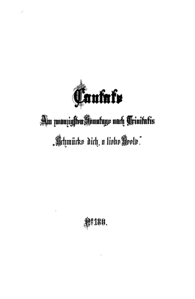 Cantatas No. 180-183