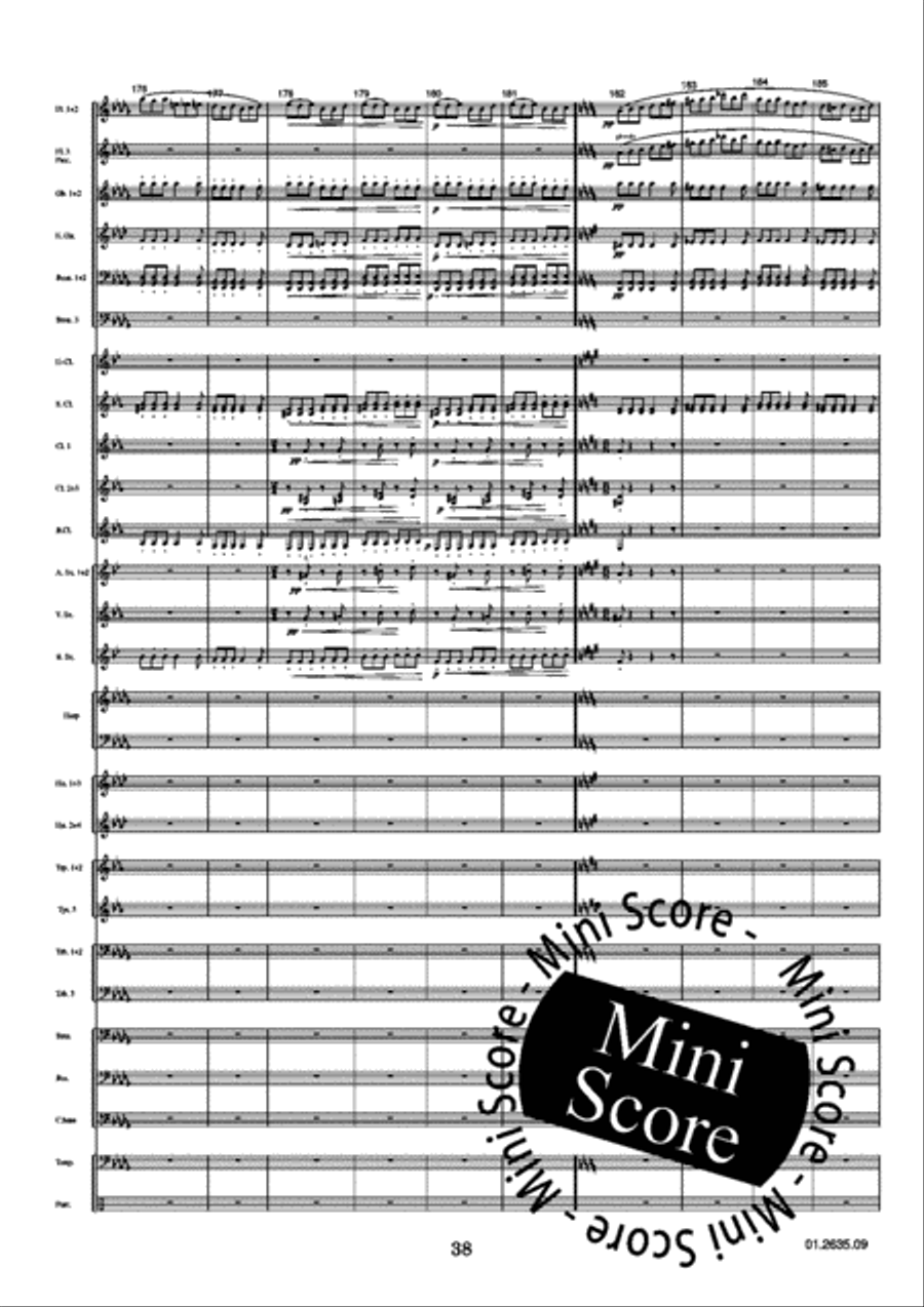 Nocturnes Concert Band scores gallery preview page 40