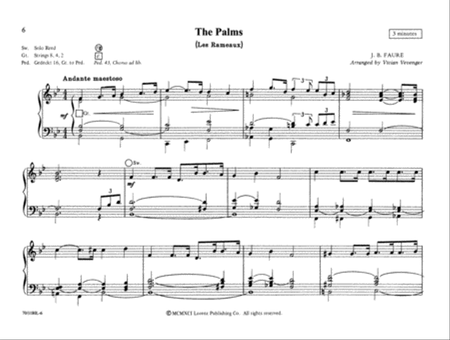 Pull Out All the Stops! for Easter Organ Solo scores gallery preview page 4