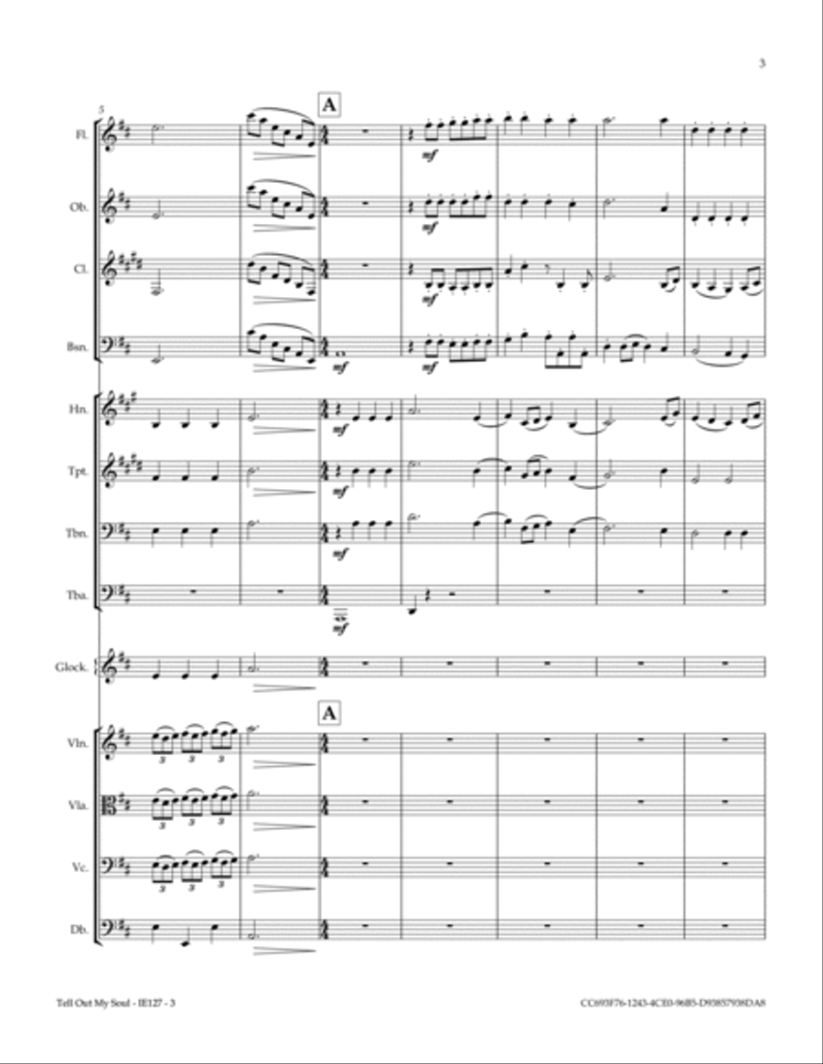 Tell Out, My Soul Tell Out, My Soul Full Orchestra scores gallery preview page 6