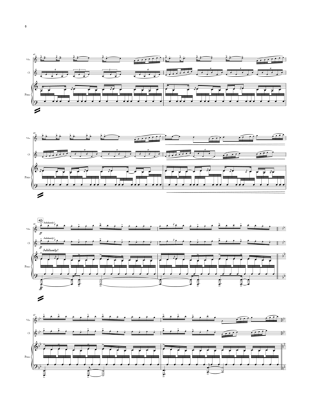Ascent (Metropolis, movement I) trio for violin, Bb clarinet, and piano image number null