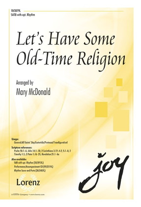 Book cover for Let's Have Some Old-Time Religion
