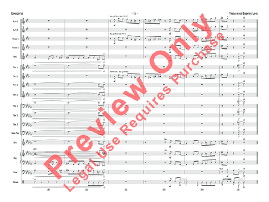 There Is No Greater Love Jazz Ensemble scores gallery preview page 54