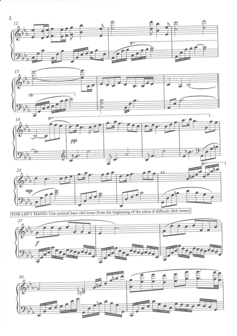 FYM Piano Cover FYM Piano Cover Piano Solo scores gallery preview page 2