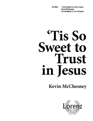 Book cover for 'Tis So Sweet to Trust in Jesus