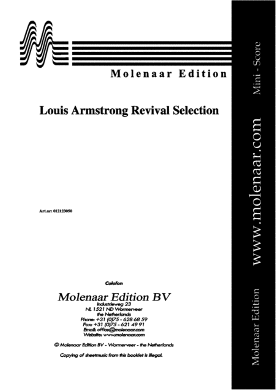 Louis Armstrong Revival Selection Concert Band scores gallery preview page 2