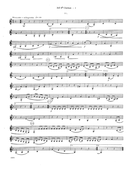 Sonatina I - 3rd Bb Clarinet