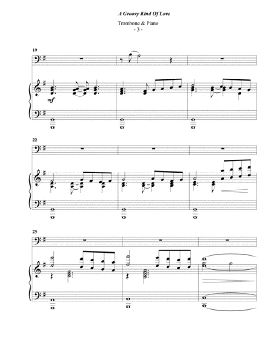 A Groovy Kind Of Love Piano scores gallery preview page 3