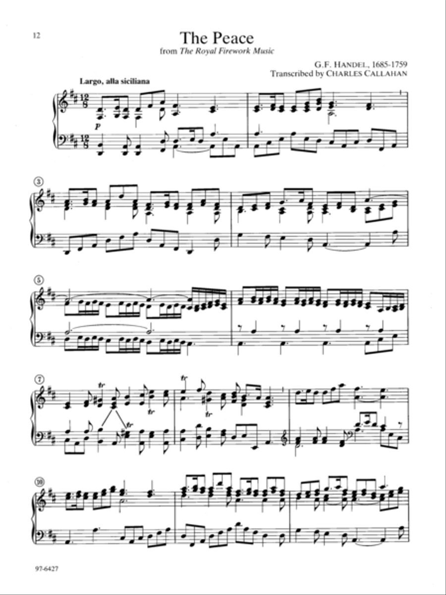 Wedding Music for Manuals Organ scores gallery preview page 6