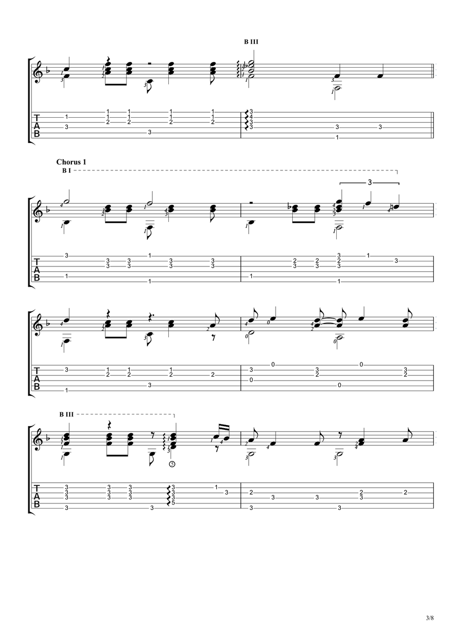 Till There Was You Acoustic Guitar scores gallery preview page 3