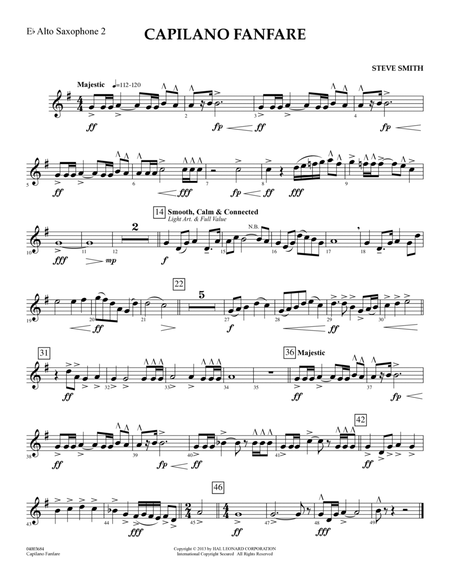 Capilano Fanfare (Digital Only) - Eb Alto Saxophone 2