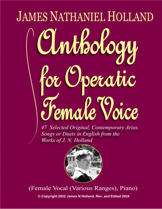 Book cover for Anthology for Operatic Female Voice