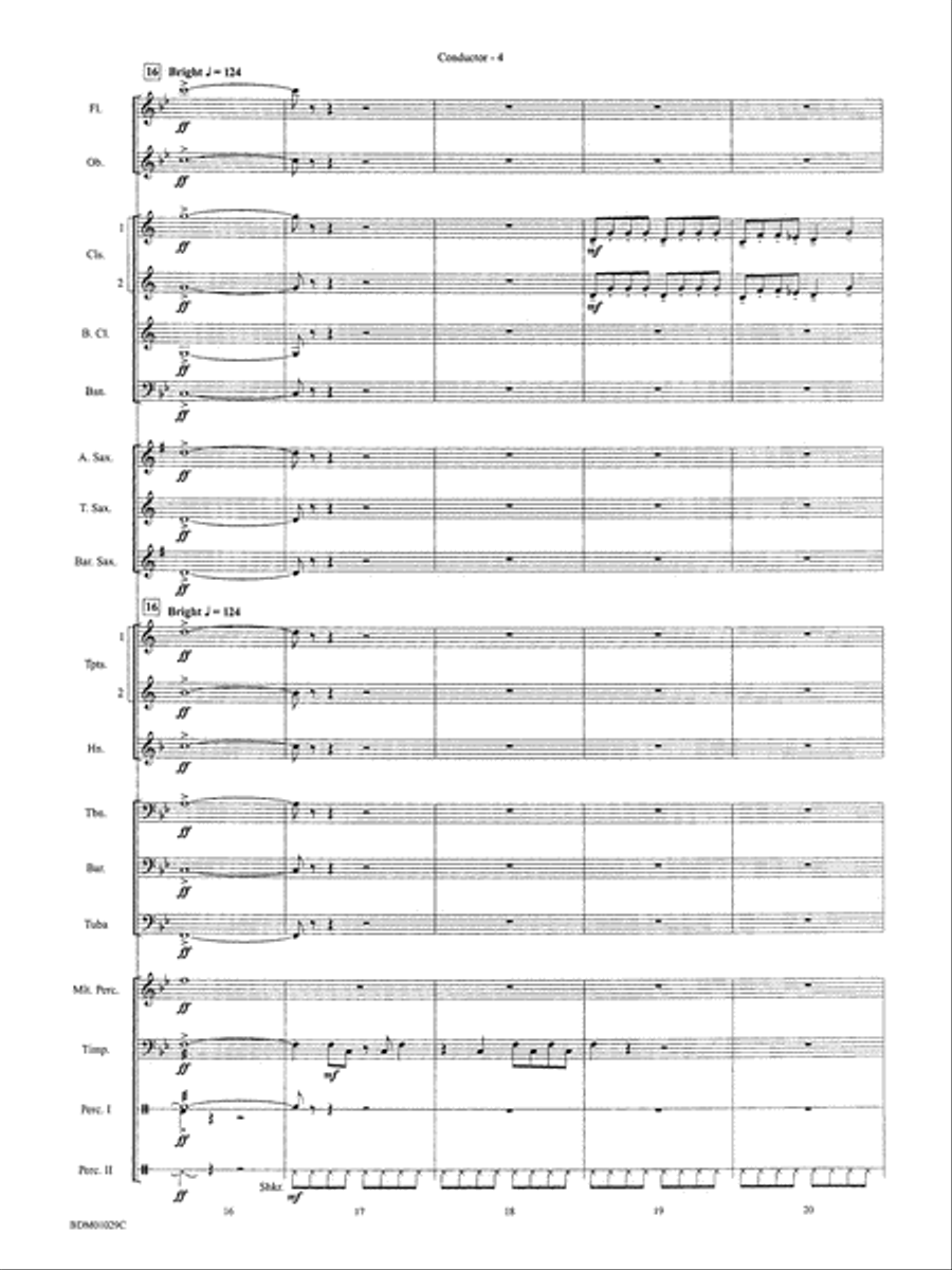 Medieval Legend (A Fantasy for Band): Score Concert Band scores gallery preview page 6