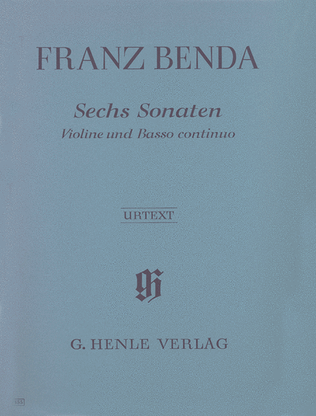 Book cover for 6 Sonatas for Violin and Basso Continuo