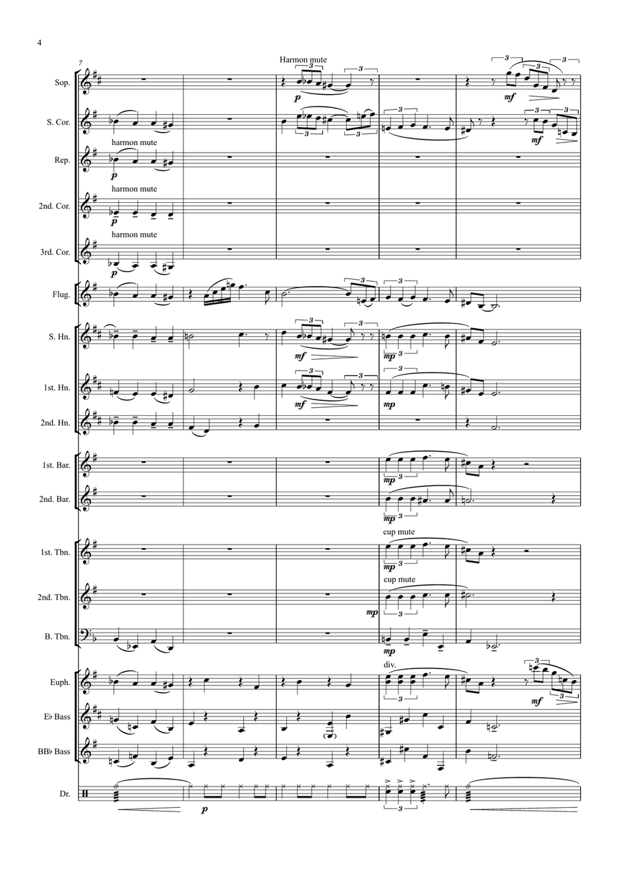 Round Midnight Brass Band scores gallery preview page 4