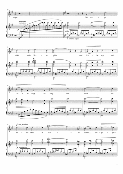 O lieb so lang du lieben kannst (Franz Liszt) [High Voice; key: G]