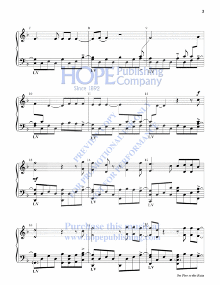 Set Fire to the Rain 5-Octaves scores gallery preview page 4