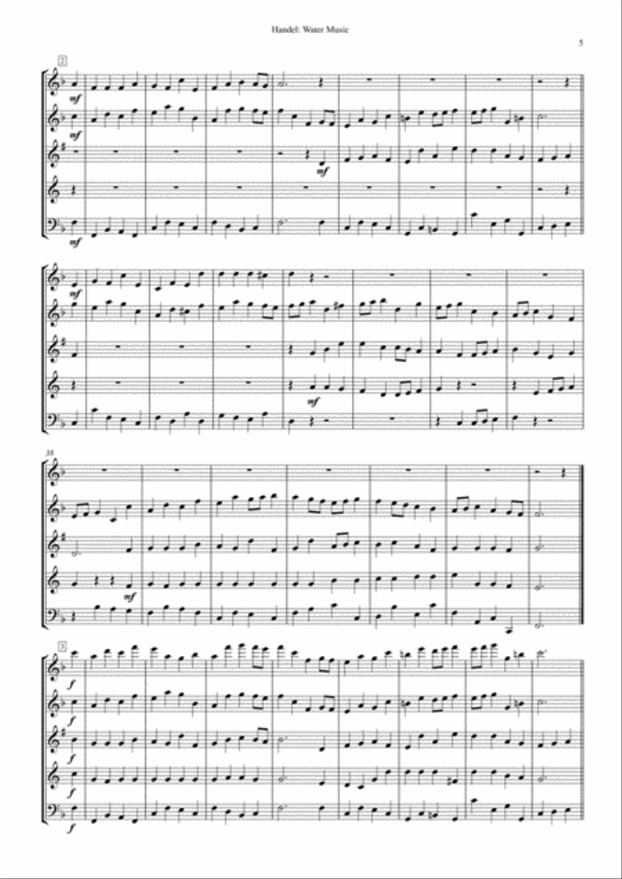 Handel: 6 Movements from 