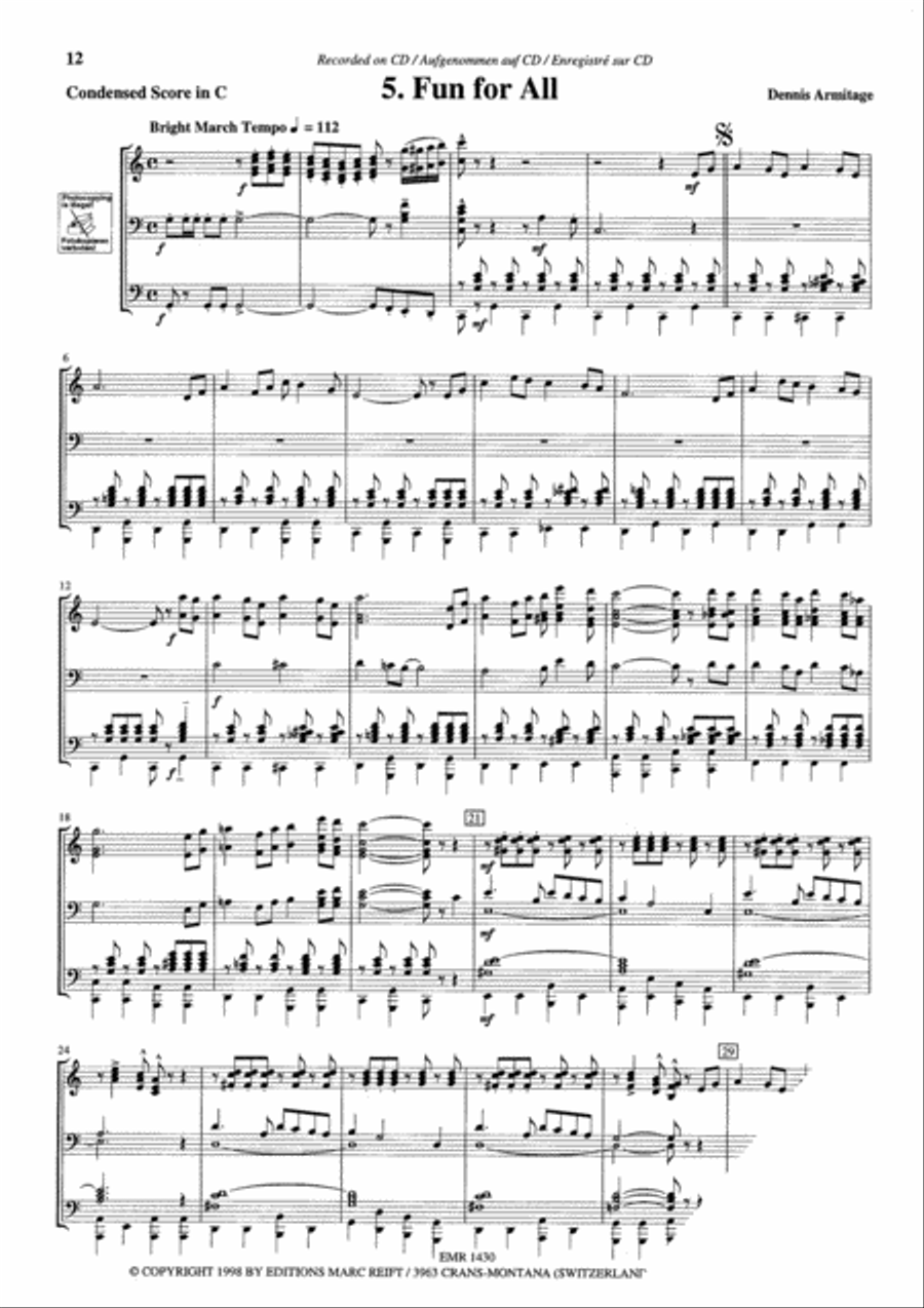 Beer Party Concert Band scores gallery preview page 7