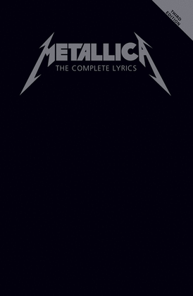 Book cover for Metallica – The Complete Lyrics – 3rd Edition