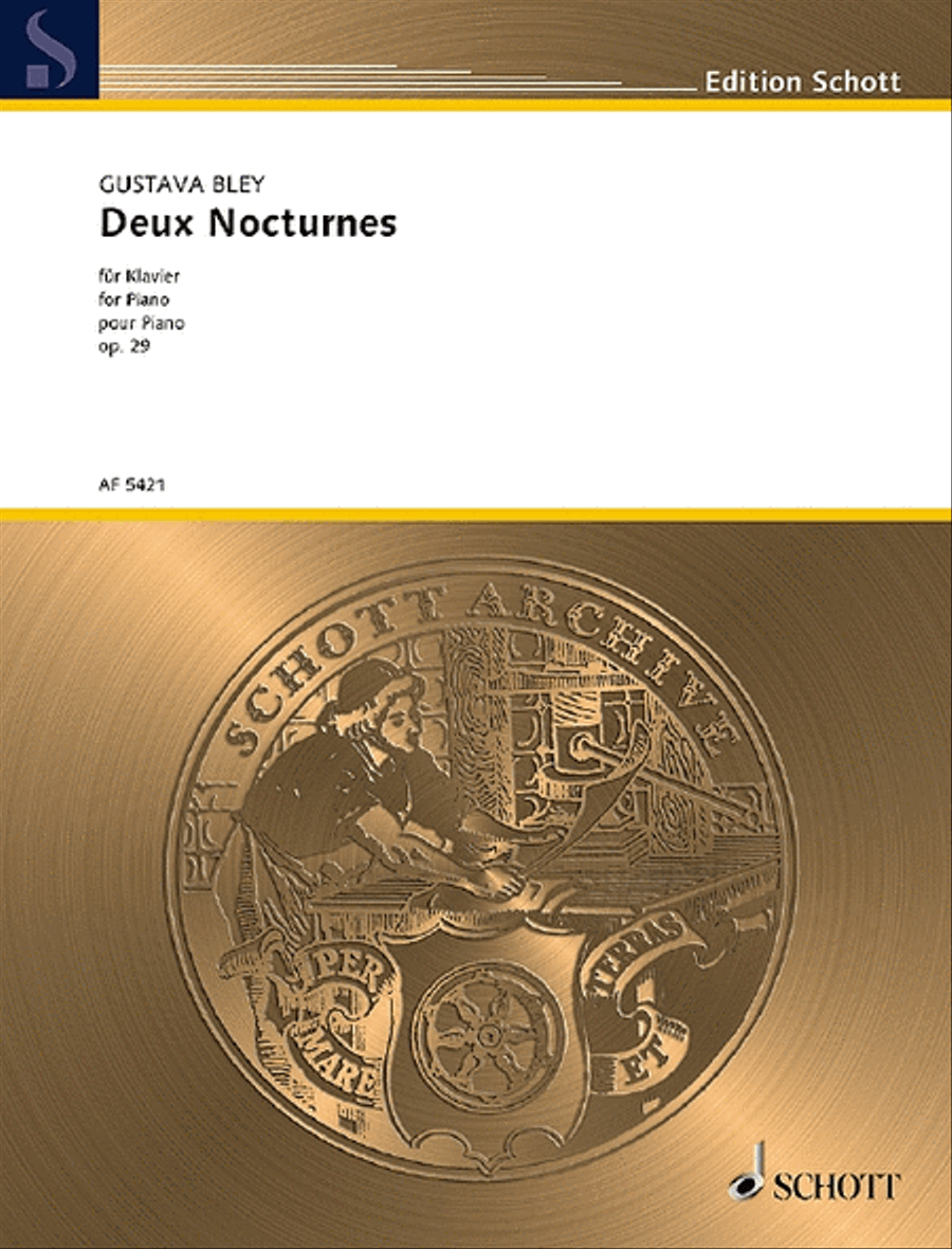 Deux Nocturnes Deux Nocturnes Piano Solo scores gallery preview page 1
