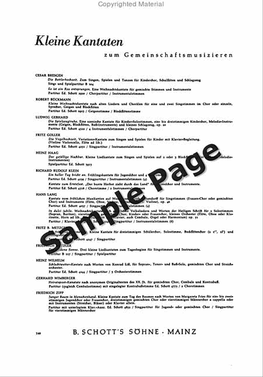 Onkel Mond Onkel Mond Children's Choir scores gallery preview page 9
