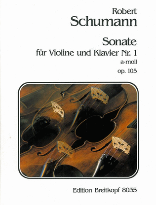 Book cover for Sonata No. 1 in A minor Op. 105