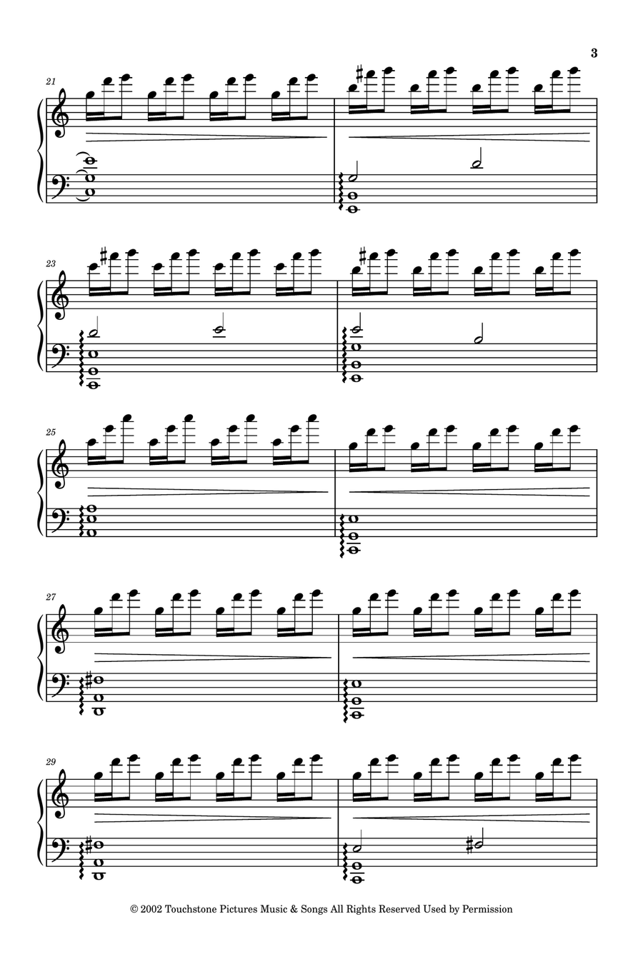 The Hand Of Fate Part 2 Piano Solo scores gallery preview page 3