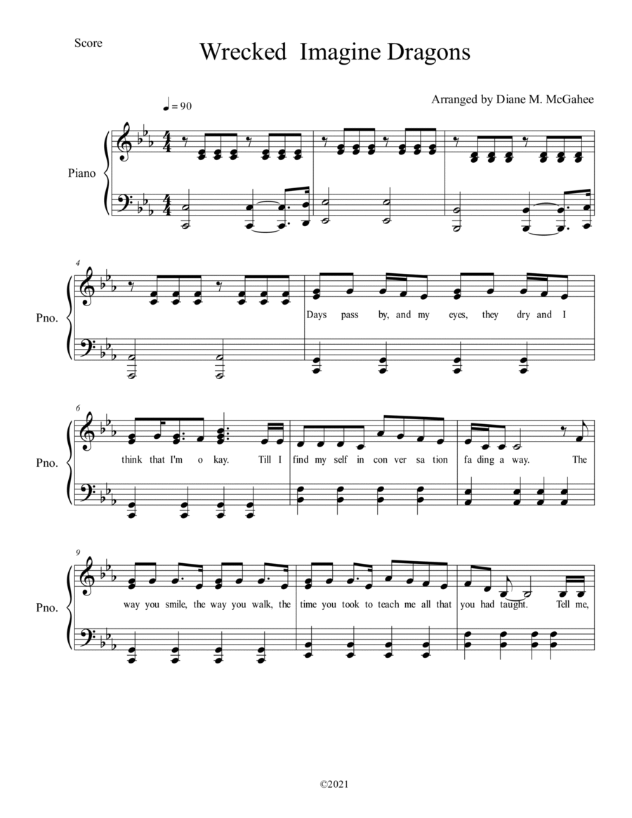 Wrecked Wrecked Small Ensemble scores gallery preview page 1
