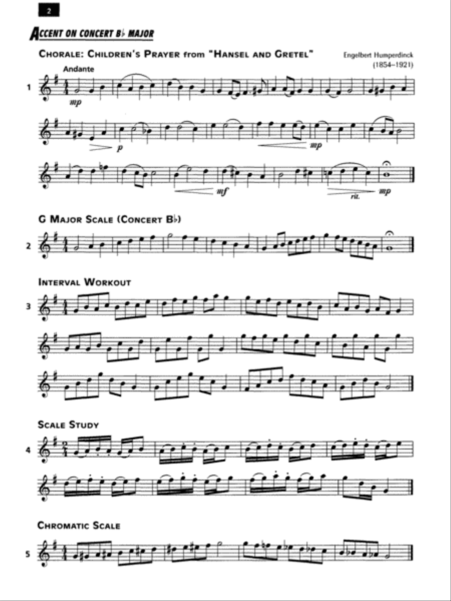 Accent on Achievement, Book 3 Concert Band Methods scores gallery preview page 2