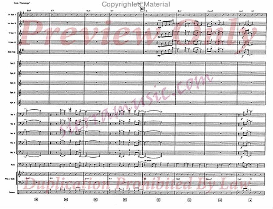 Decoupage Jazz Ensemble scores gallery preview page 8